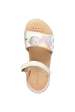 GEOX J558ZB000BCC0406 WHITE/PINK SANDAL