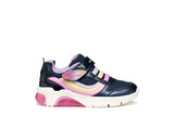 GEOX J55M4A 0AJGN C4243 J FADINLIGHT A NAVY/MULTICOLOR SNEAKERS