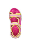 GEOX J55MTA 01454 C8063 FUCHSIA/YELLOW AIRADYUM SANDALS