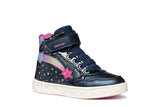GEOX J568WB J SKYLIN GIRL B -PEARL.PR.SYN  NAVY/MULTICOLOR BOOTIES