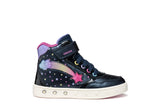 GEOX J568WB J SKYLIN GIRL B -PEARL.PR.SYN  NAVY/MULTICOLOR BOOTIES