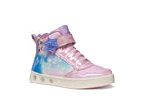 geox j568wf pink j skylin girl booties
