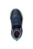 GEOX J56ASA OBCKC C4358 J INEK GIRL A SYNT LEA+GLITTER NAVY/WATERSEA