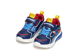 GEOX J56LBD 05411 C0200 J CIBERDRON  BLUE/RED