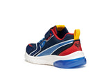 GEOX J56LBD 05411 C0200 J CIBERDRON  BLUE/RED