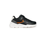 GEOX J56MQC 05411 C0038 J LOFTTUS C GEOBUCK+TEXT BLACK/ORANGE SNEAKERS