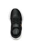 GEOX J56MQC 05411 C0038 J LOFTTUS C GEOBUCK+TEXT BLACK/ORANGE SNEAKERS