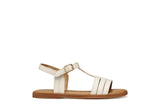 GEOX J6535B 000BC C1058 SANDAL KARLY LT IVORY SANDALS