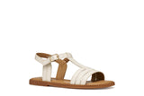 GEOX J6535B 000BC C1058 SANDAL KARLY LT IVORY SANDALS