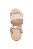 GEOX J658ZC LT PINK SANDAL HAITI ONFMA C8010 SANDALS