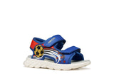 GEOX J65F1B 000BC C0833 AIRADYUM ROYAL/RED SANDALS