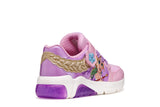 GEOX J65M4B 0ANKC C8058 PINK/DK LILAC SNEAKERS LIGHTS