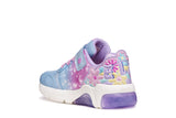 GEOX J65M4C 0AN02 C8RM4 LILAC/SKY SNEAKERS LIGHTS
