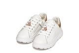 GEOX J65MRA 00085 C1Z8W WHITE/LT ROSE SNEAKERS