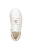 GEOX J65MRA 00085 C1Z8W WHITE/LT ROSE SNEAKERS