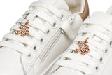 GEOX J65MRA 00085 C1Z8W WHITE/LT ROSE SNEAKERS