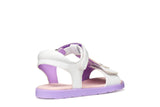 GEOX J65P1C WHITE/LILAC JOYFOOT 000HH C0761 SANDALS
