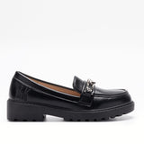 LELLI KELLY LKHI5303 IRIDE NERO LOAFERS
