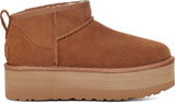 UGG CLASSIC ULTRA MINI PLATFORM WOMEN 1135092 CHESTNUT BOOTS