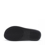 CROCS 210834-001  platform toe loop SANDALS