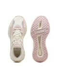 PUMA 310556 03 SOFTRIDE FREQUENCE WNS WARM WHITE-MAUVE-ALPINE SNOW SNEAKERS