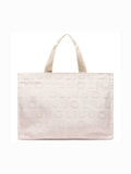 Liu-Jo Large Tote Jacquard Plain True Champagne Γυναικεία Τσάντα Ώμου Μπεζ (2A5013T0300-33801)