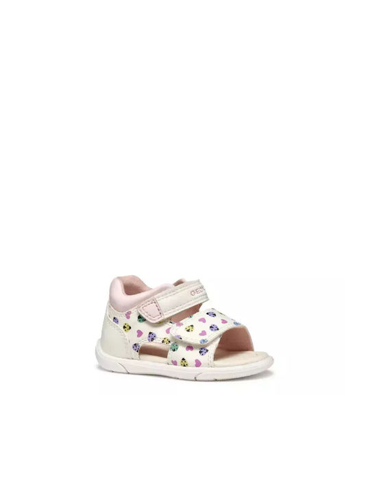 GEOX B556FC white/multicolour sandal