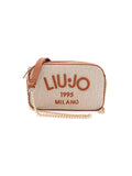 LIU-JO AA5001  CAMERA BAG Γυναικεία Τσάντα Ώμου Μπεζ 81154