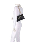 LIU-JO LIU-JO BETTER ΤΣΑΝΤΑ CROSSBODY ΚΑΠΙΤΟΝΕ LOGO ΜΑΥΡΟ  AA5127 E00150000 22222