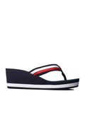 TOMMY HILFIGER FW0FW08520 SPACE BLUE THE CORPORATE WEDGE BEACH SANDAL