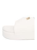 TOMMY HILFIGER FW0FW08526 PLATFORM MONOGRAM POOLSLIDE WHITE