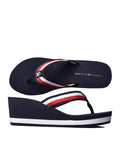 TOMMY HILFIGER FW0FW08520 SPACE BLUE THE CORPORATE WEDGE BEACH SANDAL