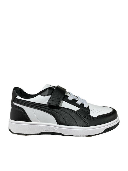 PUMA 398995 01 PUMA REB-L AC+PS WHITE-BLACK SNEAKERS