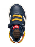 GEOX B561NB 000BC C0735 B GISLY BOY B SYNT LEA NAVY/RED BOOTIE DISNEY