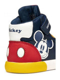 GEOX B561NB 000BC C0735 B GISLY BOY B SYNT LEA NAVY/RED BOOTIE DISNEY