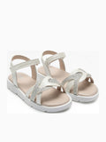 LELLI KELLY LKCA5544 ESTER BIANCO/ARGENTO SANDALS