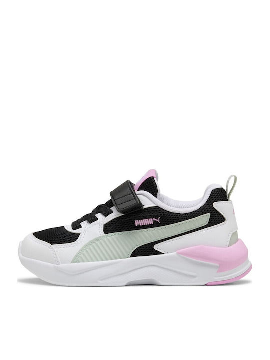 PUMA 408308 05 X-Ray 4 LT AC+PS Παιδικά Sneakers Black Creme Mint White