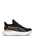 PUMA 313719 01 Softride Sabrina Polchro WNS Γυναικεία Sneakers Black White Gold
