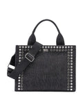 DKNY R62ADR46 Black Denim Mila MD Tote Bag