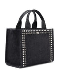 DKNY R62ADR46 Black Denim Mila MD Tote Bag