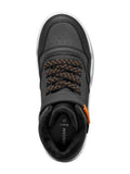 GEOX J467RA OMEFU C0038 PEARTH BOY BLACK/ORANGE BOOTS