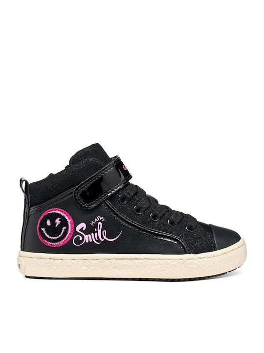 GEOX J744GI 05402 C0922 Kalispera Black/Fuchsia Sneakers