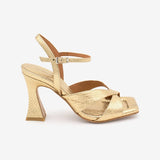 ANGEL ALARCON MAGDA - LEATHER GOLD 24083-077P  SANDAL