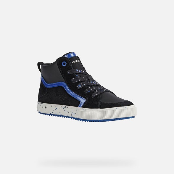 Geox Παιδικό Sneaker High Alonisso για Αγόρι Μαύρο Κωδικός: J042CD 022BC C0245