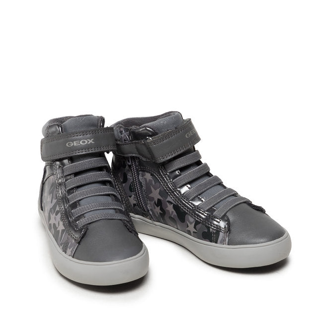 Geox Παιδικό Sneaker High Gisli για Κορίτσι Γκρι Κωδικός: J164NA 00454 C0710